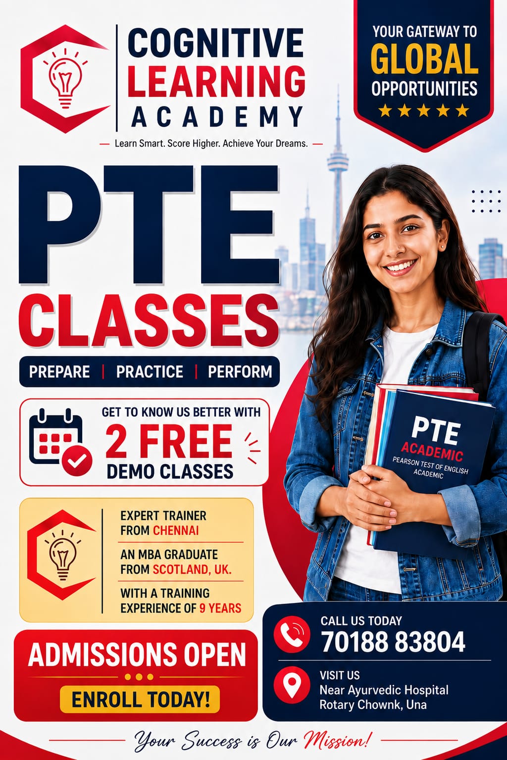 Cognitive Learning Academy PTE Classes - Admissions Open